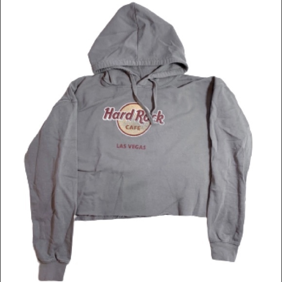 Las Vegas reworked cropped sweater hoodie medium one size